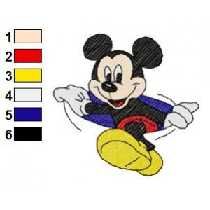 Mickey Mouse Embroidery 2